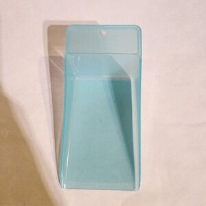 ☀️ Vintage Tupperware Sugar Flour Wedge‎ Scoops Flat Bottoms RARE Clear Blue
